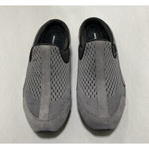 Easy Spirit Womens TRAVEL TIME 675 Gray Suede Clog Sz 9 Med Comfort Ortho Casual